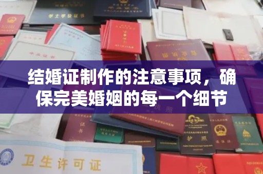 突泉结婚证制作的注意事项，确保完美婚姻的每一个细节