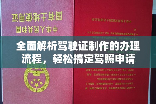 突泉全面解析驾驶证制作的办理流程，轻松搞定驾照申请