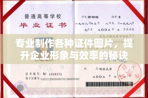 突泉专业制作各种证件图片，提升企业形象与效率的秘诀