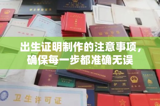 突泉出生证明制作的注意事项，确保每一步都准确无误