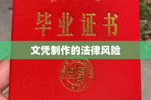 突泉文凭制作的法律风险